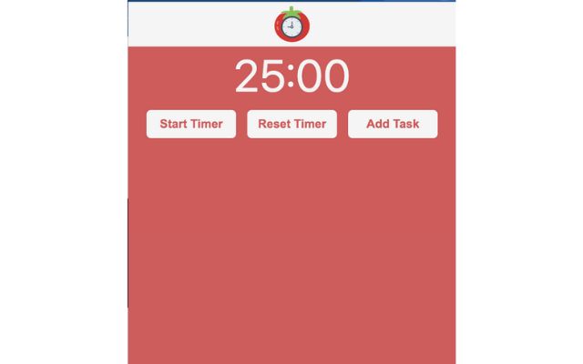 Pomodoro Timer Chrome Extension Image 1