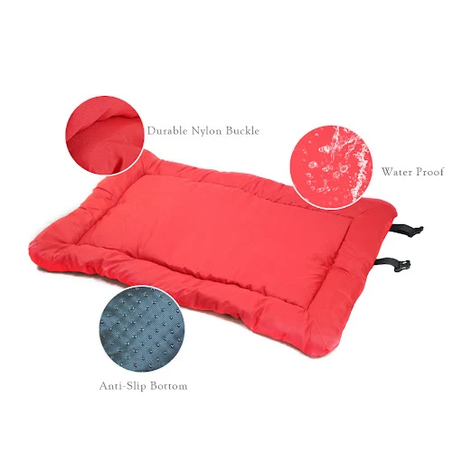 Outdoor Dog Bed Portable Travel Dog Bed Mat Car Seat Pet Bed for Small Medium Large Dog Waterproof Foldable Pet Mat Sofa