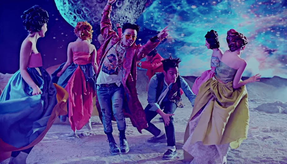 bae bae mv big bang dancing on moon