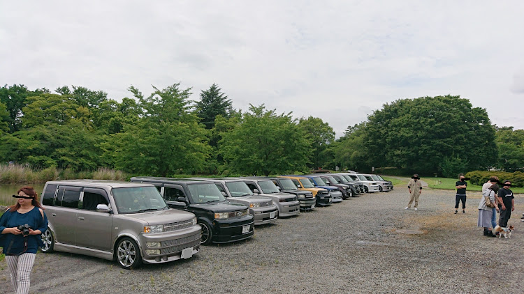bBのbB OFF会・NCP × QNC・スケール半端ねぇ～(///∇///)・シャコタン・エムズガレージに関するカスタム事例の投稿画像1枚目