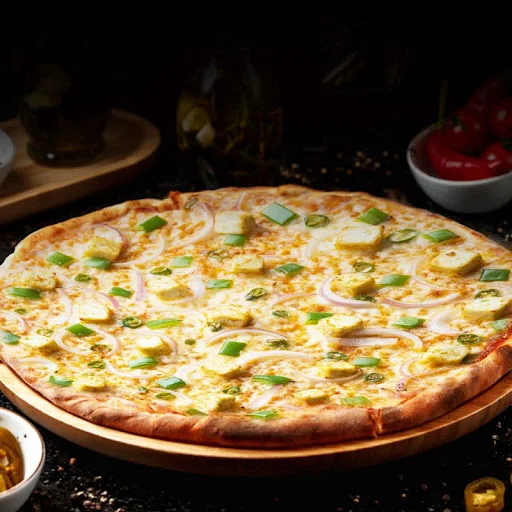 Cheese Burst Paneer Tikka Pizza