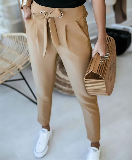 Title 4, England Womens Summer Solid Color Pencil Pants...