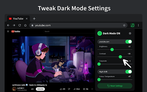 Dark Mode - Midnight Chrome