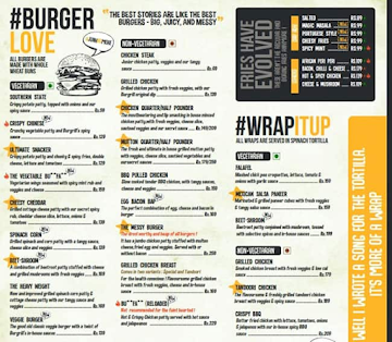 Burgrill - The Win Win Burger menu 