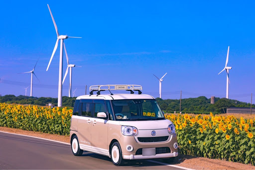 ムーヴキャンバス La800sのムーブキャンバス ムーヴキャンバス 車と風景 ひまわり畑 ひまわりに関するカスタム メンテナンスの投稿画像 車 のカスタム情報はcartune