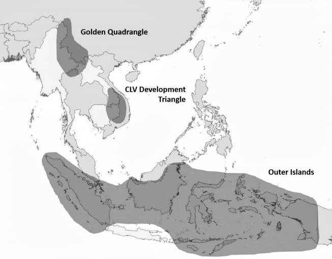 The three growth areas identified in the study. Image: CIFOR