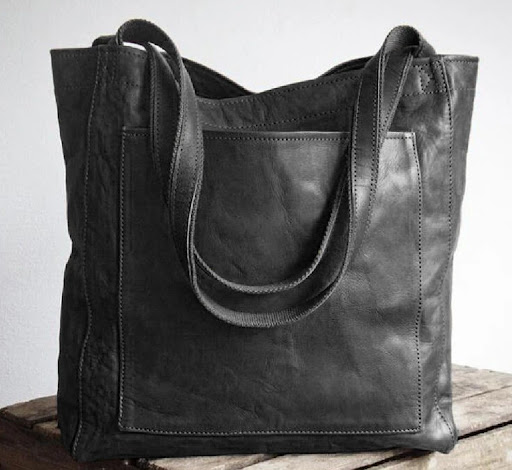 Title 8, Womens Soft Leather Portable Shoulder Bag with...