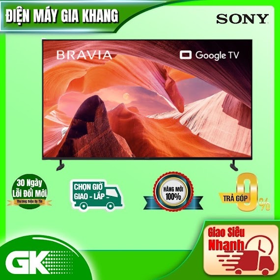 Google Tivi Sony 4K 85 Inch Kd - 85X80L - Hàng Chính Hãng (Chỉ Giao Hcm)