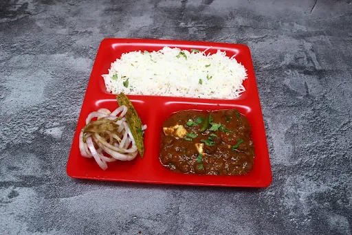 Chole Rice Thali [500 Ml]