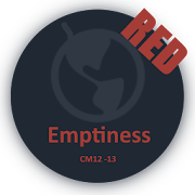 Emptiness Dark Red Cm 13 /12 MOD