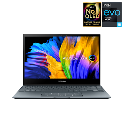 Máy tính xách tay/ Laptop Asus Zenbook Flip UX363EA-HP726W (i5-1135G7) (Xám) - Hàng trưng bày