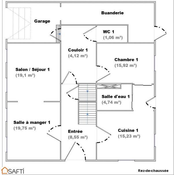 Vente maison 9 pièces 210 m² à L'hopital (57490), 250 000 €