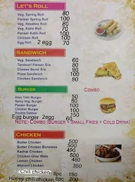 Red Rock Cafe menu 3