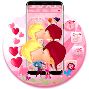 Cute Couple Valentine Theme  Icon