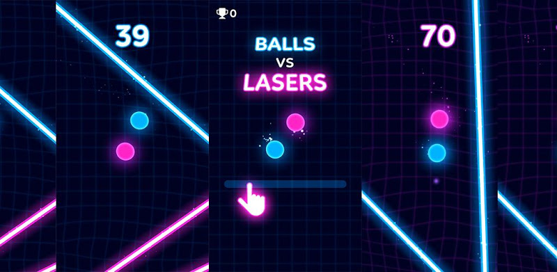 Balls VS Lasers: A Reflex Game