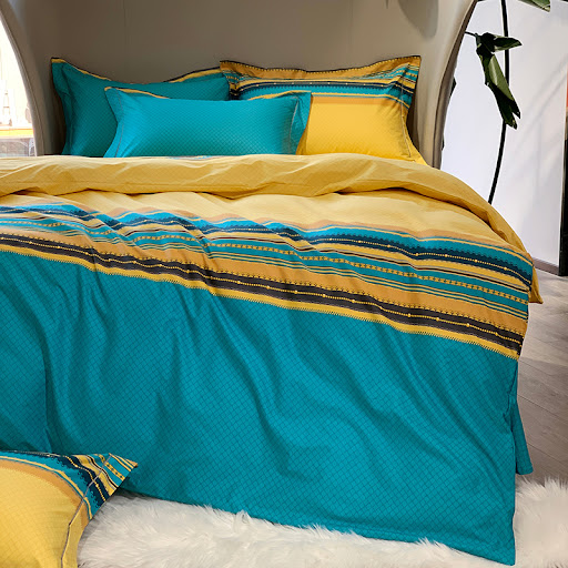 Title 8, Nordic high-end 4-piece cotton bed linen quilt ...