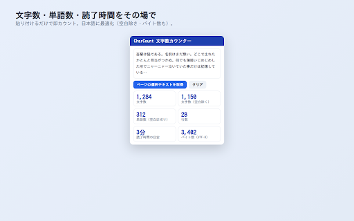 CharCount – 文字数カウンター / Word Counter screenshot 1