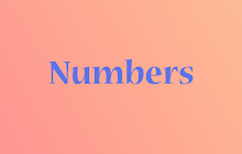 Numbers small promo image