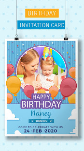 Birthday Invitation Maker: Invitation Card Maker 1.1 APK + Мод (Unlimited money) за Android