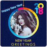 New Year Greeting Cards 2018  Icon