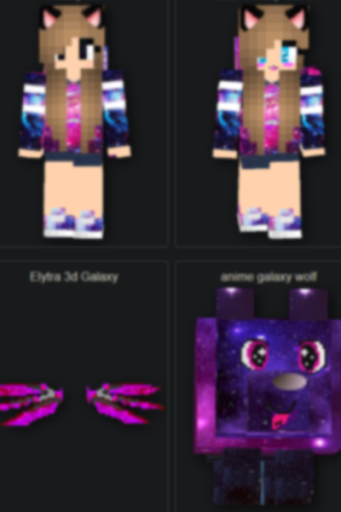 Galaxy Skin | Boy and Girl | for mcpe