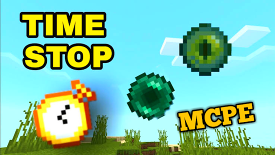 Mod Time Stop Addon for Minecraft