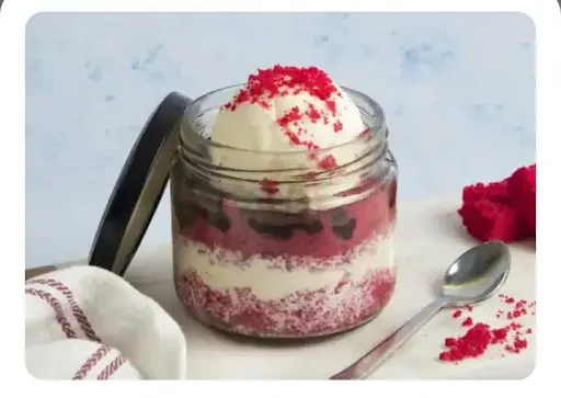 Red Velvet Ice Cream Jar