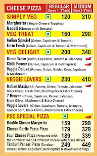 Pizza Stop Cafe menu 1