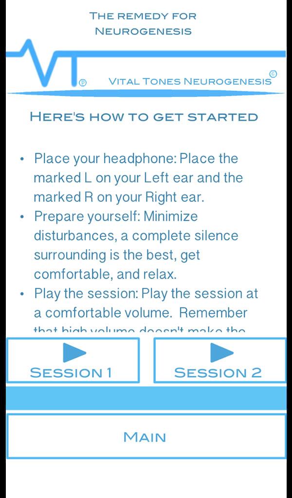 Vital Tones Neurogenesis Pro Screen 3