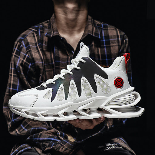 Title 7, Flying Woven Breathable Trend Basketball Shoes ...