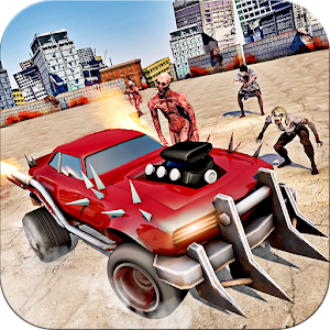 Road zombies smashing car killing games 1.7 Icon