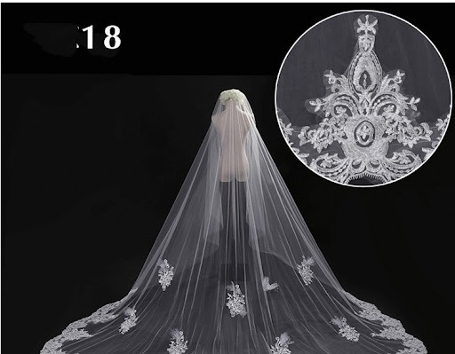 Title 1, Luxury long tail bridal wedding dress with a su...