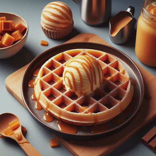 Butterscotch Sundae Waffle