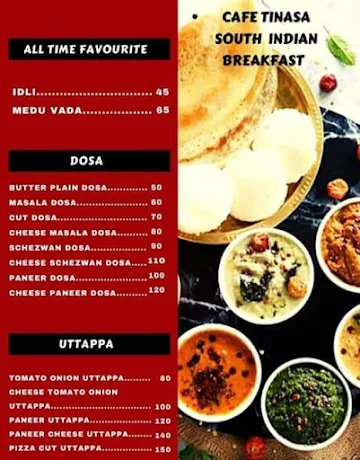 Cafe Tinasa menu 