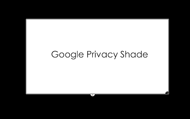 Google Privacy Shade chrome extension