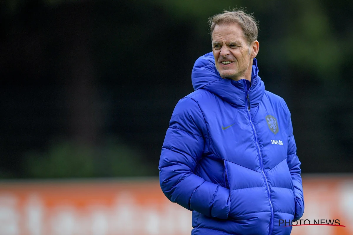 Frank de Boer : "Notre objectif est d'arriver en finale et de la gagner"