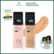 Kem Nền Maybelline Mịn Nhẹ Kiềm Dầu Chống Nắng Matte Poreless Foundation Spf 22 30Ml