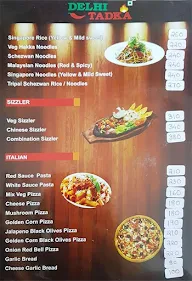 Delhi Tadka Restaurant menu 2