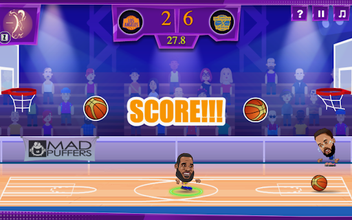 Basketball Legends Funny Heads Game