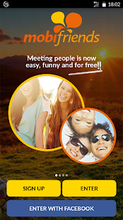 Mobifriends: Date, meet people banner