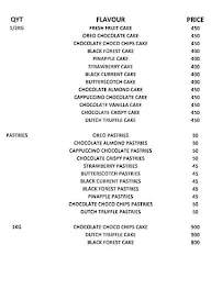 Cake Bite The Cake Shop menu 1