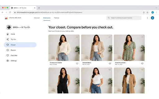 MIRA+ Try-On screenshot 1