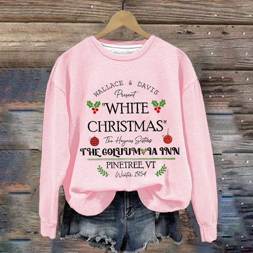 Title 8, Womens Christmas Digital Print Pullover Top, R...