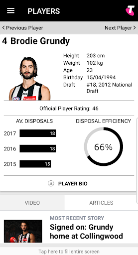 Collingwood Official App 5.1.3 screenshots 2