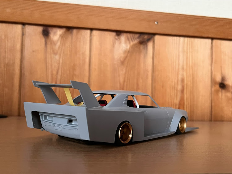いちろうさんが投稿したプラモデル車・街道レーサー・ケンメリ　ヨンメリ・ダルマセリカ・休日の過ごし方に関するカスタム事例の投稿画像6枚目