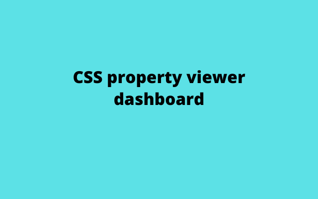 CSSviewerdashboard Preview image 3