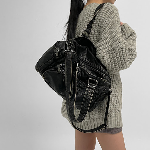 Title 4, Womens Soft Leather Retro Trendy Crossbody Bag...