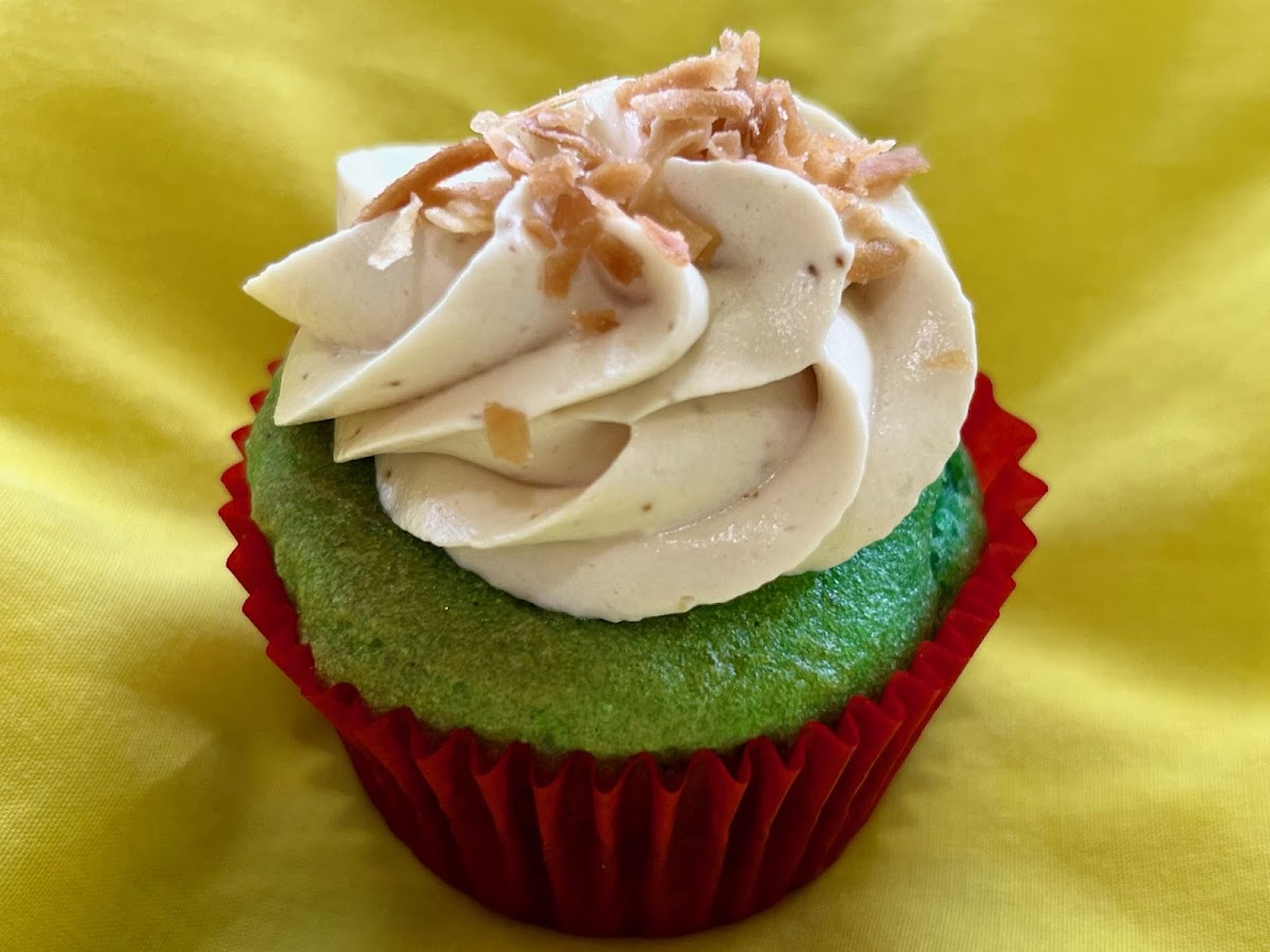 Gluten-Free Pandan Cupcake