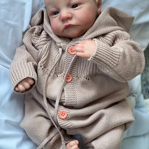 Title 5, 49 cm Simulation Baby Reborn Doll Realistic Sof...