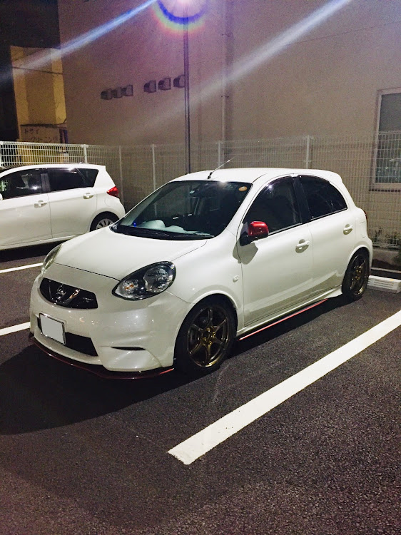 マーチのガラスコーティング・ドライブに関するカスタム事例の投稿画像1枚目